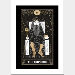 The Emperor Tarot Card Posters and Art